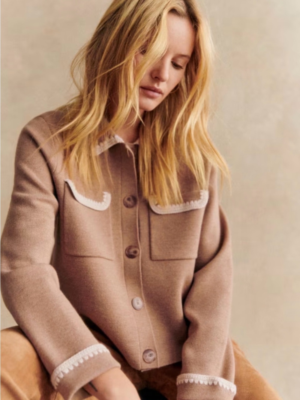 Sezane Betty Cardigan XXS